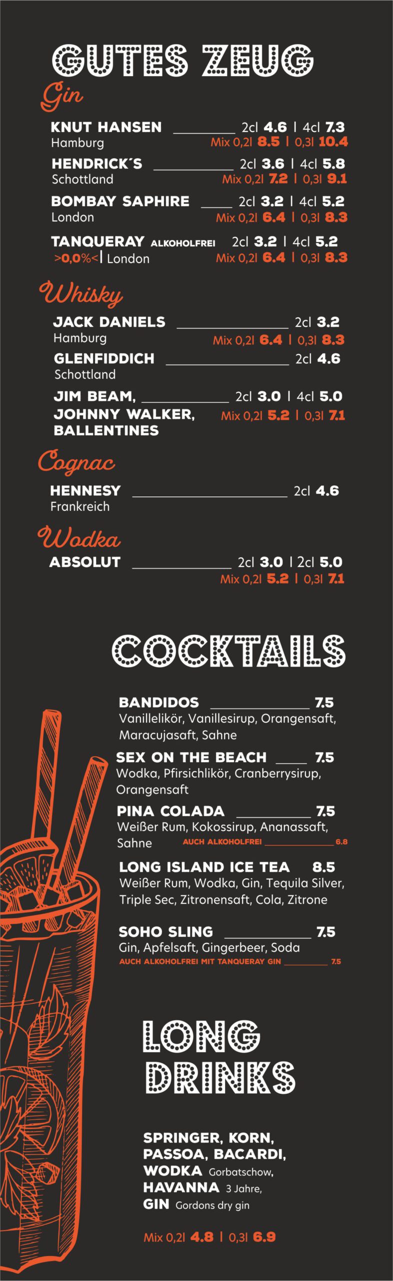 Getränkeeinleger Gutes Zeug Cocktails 2024 Paga Ehrenburg Gutes Zeug Cocktails Longdrinks